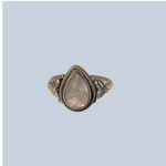 Rose Quartz Sterling Silver Ring  Sizes 7 - 10