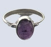 Amethyst Sterling Silver Rings (Sizes 4 & 5)