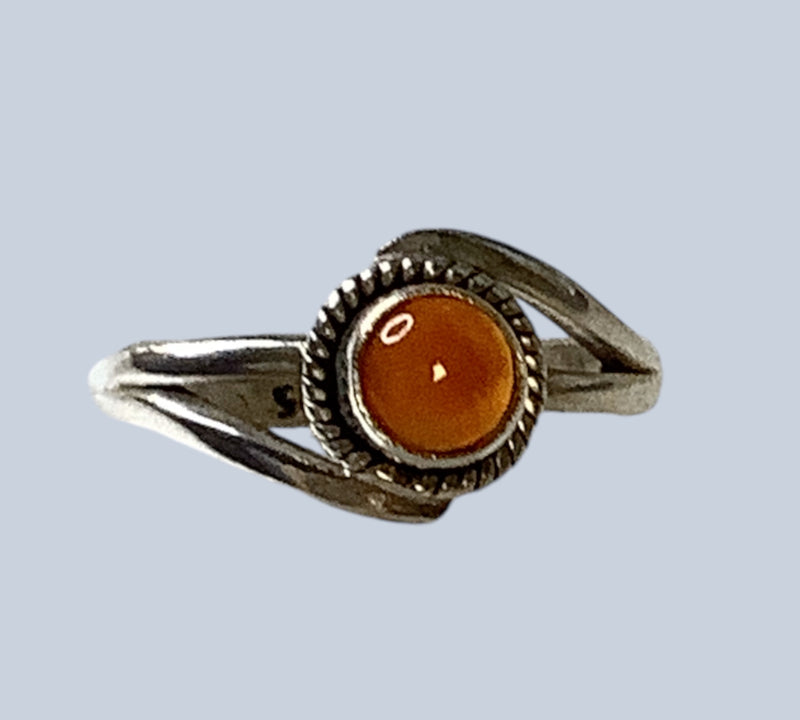 Carnelian Sterling Silver Rings