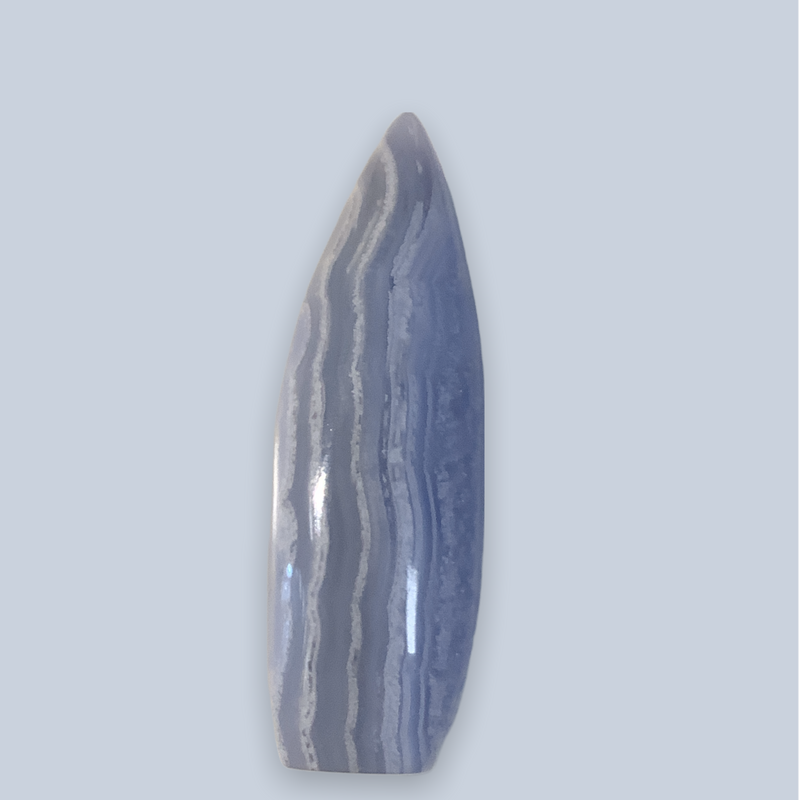 Blue Lace and Botswana Agate Specimens