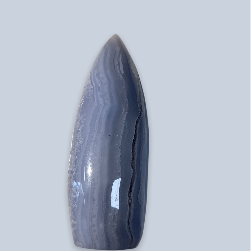 Blue Lace and Botswana Agate Specimens