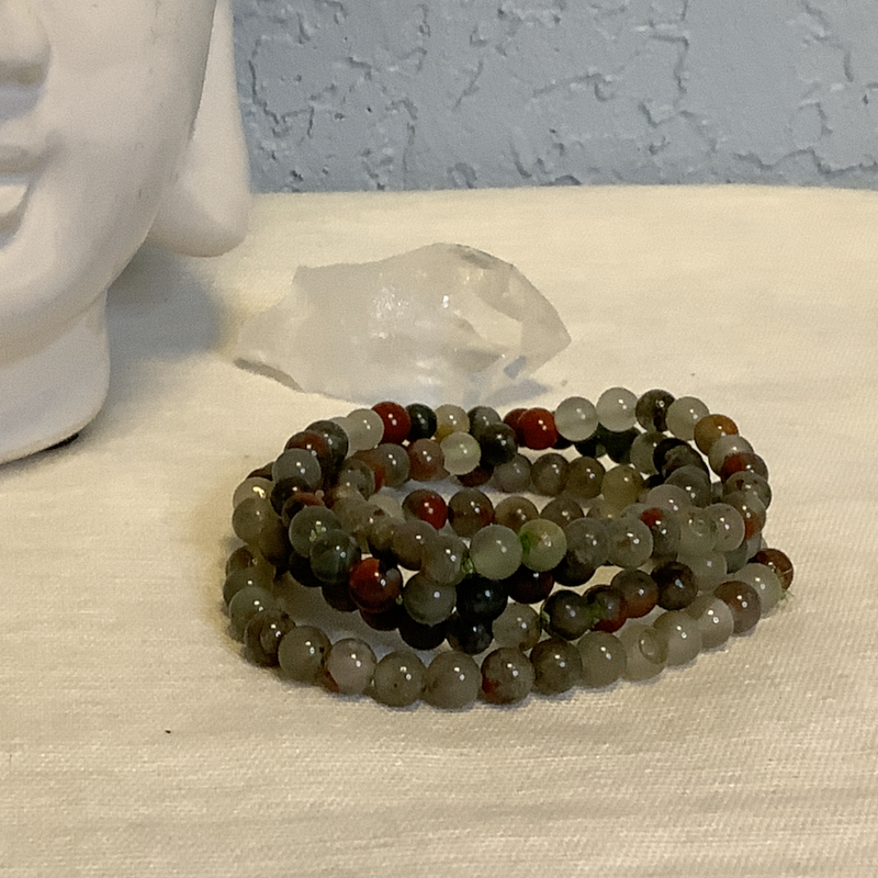 African Blood Stone Bracelet