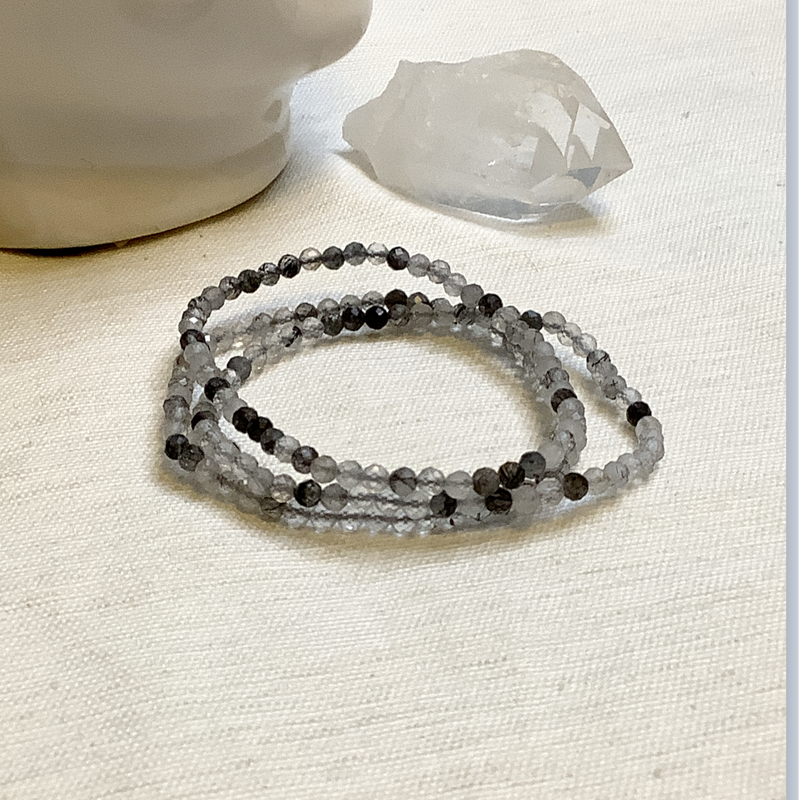 Stone Wrap: Tourmalinated Quartz - Stone of Protection - Scout Curated Wears