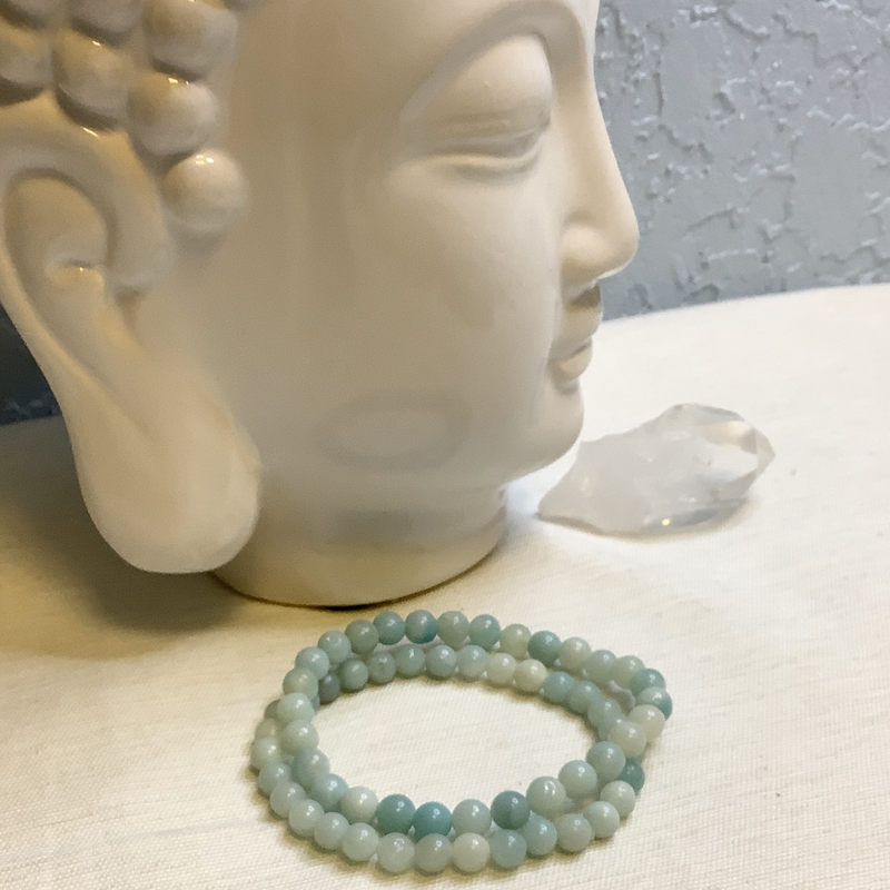 Blue Aragonite 6mm