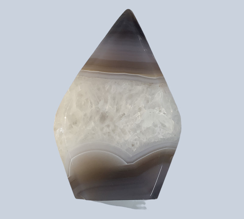 Blue Lace and Botswana Agate Specimens