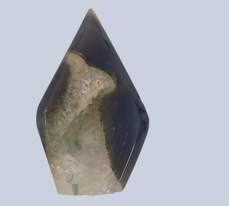 Blue Lace and Botswana Agate Specimens