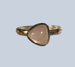Morganite Sterling Silver Ring (5-9)