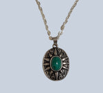 Pewter Sun Medallion Pendant
