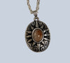 Pewter Sun Medallion Pendant