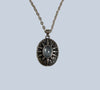 Pewter Sun Medallion Pendant