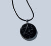 Carved Obsidian Pendants