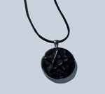 Carved Obsidian Pendants