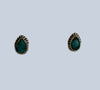 Emerald Sterling Silver Earrings