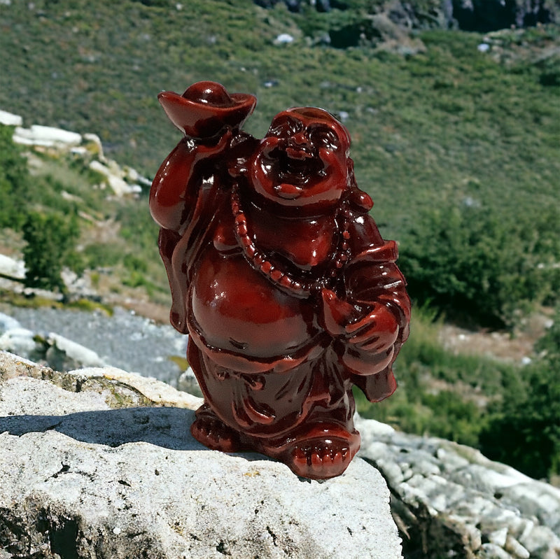 Rosewood Buddha Statue 2.5”