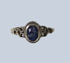 Sapphire Sterling Silver Rings ( 8- 10)