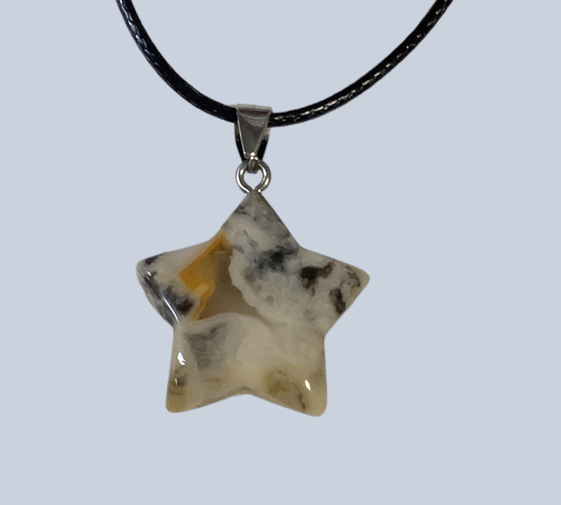 Star Shaped Stone Pendant
