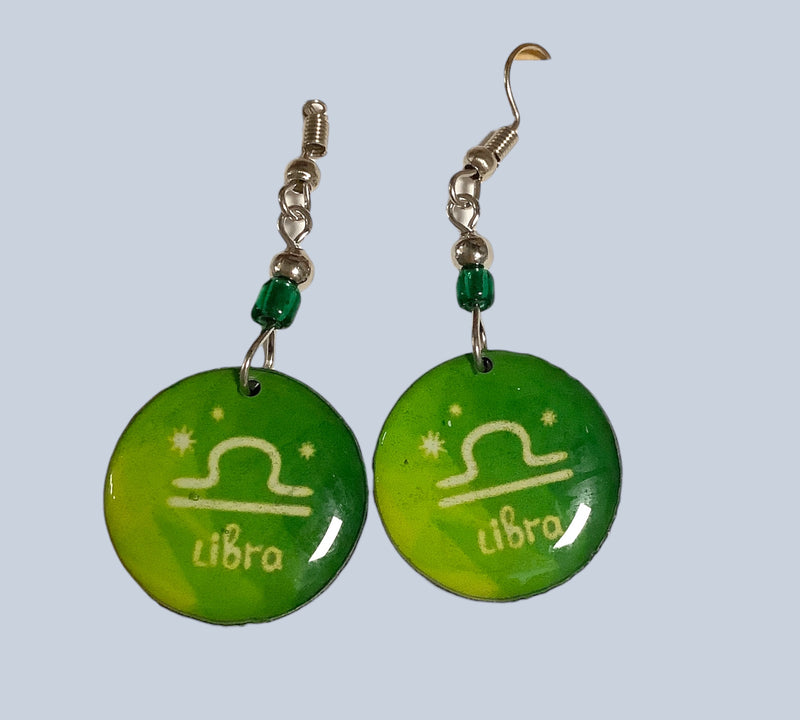 Resin Astrological Sign Earrings