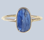 Blue Kyanite Sterling Silver Ring (sizes 4 -10)