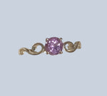 Amethyst Sterling Silver Rings (Sizes 9 - 10)