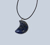 Crescent Moon Stone Pendant