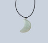 Crescent Moon Stone Pendant