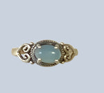 Chalcedony Sterling Silver Rings 4-10