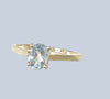 Blue Topaz Sterling Silver Rings (Sizes 8-11)