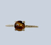 Tiger eye sterling silver ring size 7-10