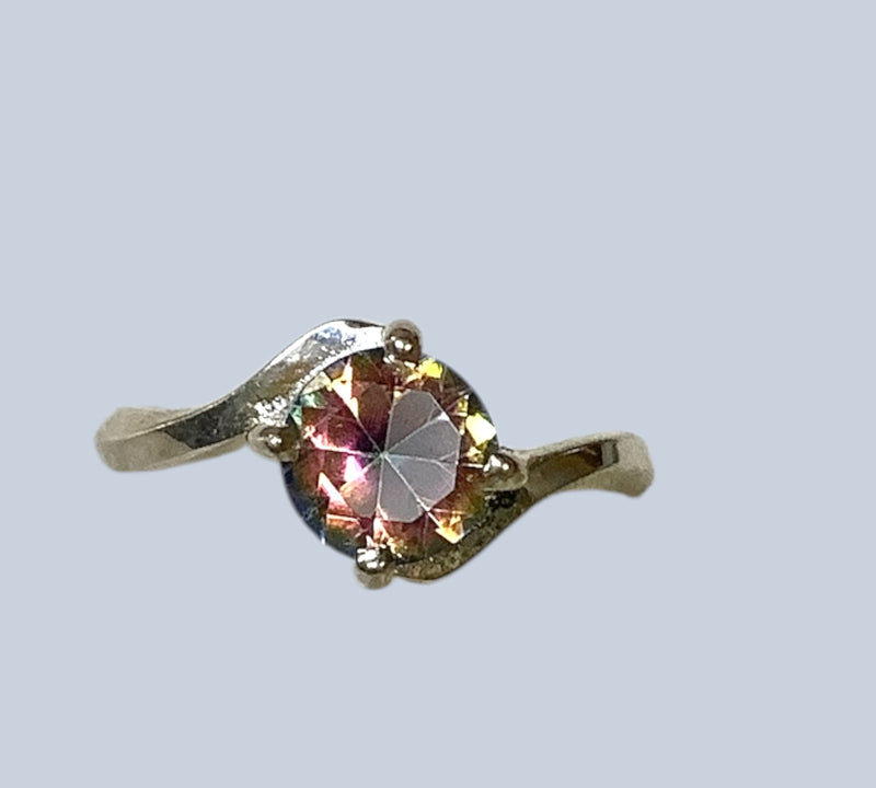 Mystic Topaz Sterling Silver Rings