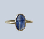 Blue Kyanite Sterling Silver Ring (sizes 4 -10)