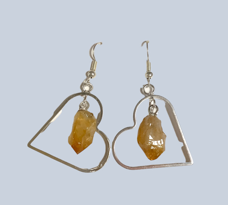 Citrine Sterling Silver Earrings