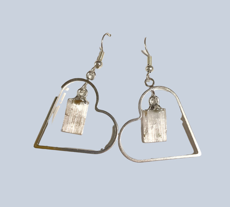 Selenite Earring