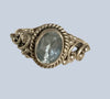 Blue Topaz Sterling Silver Rings (Sizes 4-7)