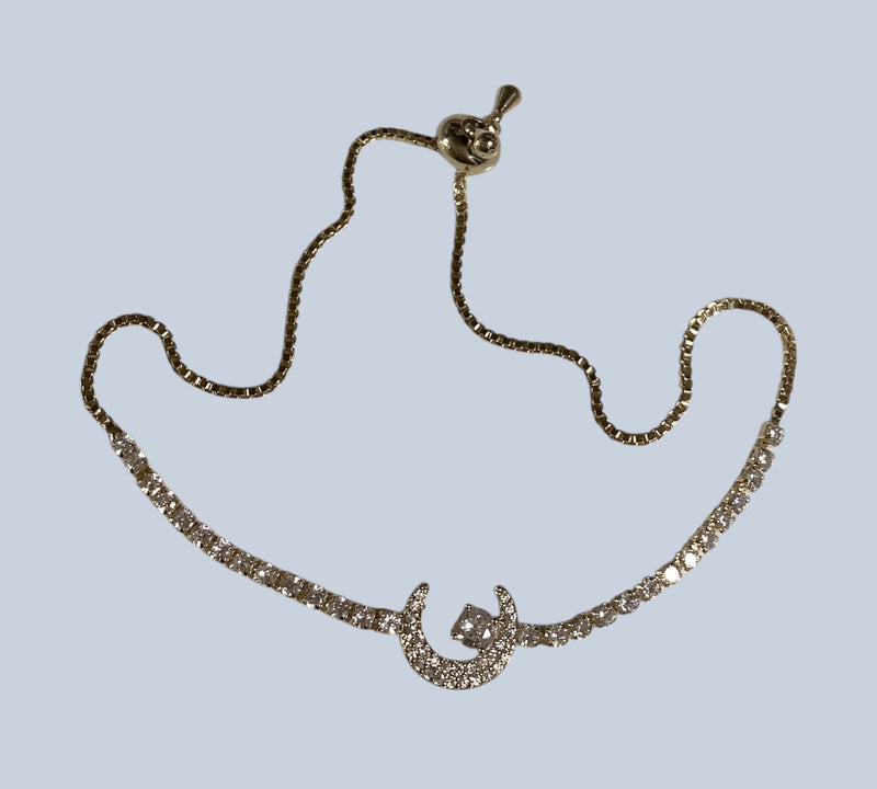 Adjustable Plated Symbolic Bracelets