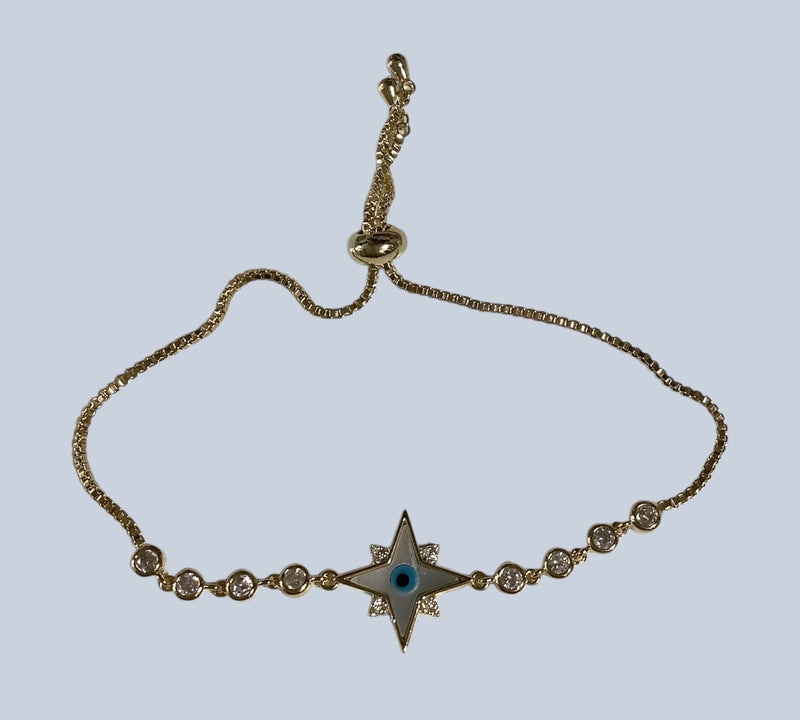 Adjustable Plated Symbolic Bracelets