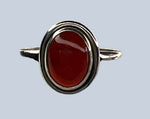 Carnelian Sterling Silver Rings