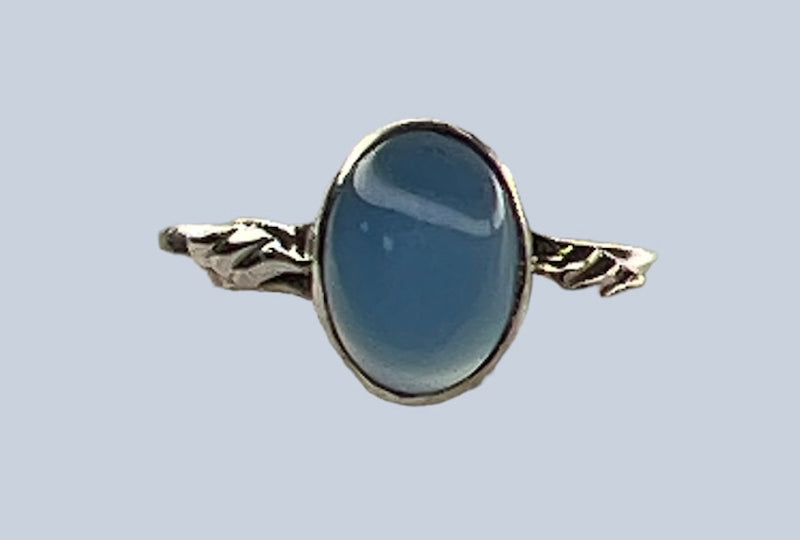 Chalcedony Sterling Silver Rings 4-10