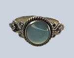 Chalcedony Sterling Silver Rings 4-10