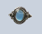 Chalcedony Sterling Silver Rings 4-10