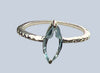 Blue Topaz Sterling Silver Rings (Sizes 4-7)