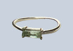 Tourmaline Sterling Silver Rings (Sizes 4-6.5)