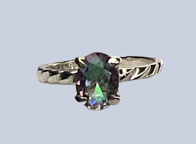 Mystic Topaz Sterling Silver Rings