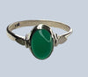Green Aventurine Sterling Silver Rings