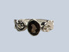 Smokey Quartz Sterling Silver Rings (Size 5-6.5)