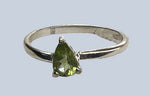 Peridot Sterling Silver Ring (Sizes 4-8)