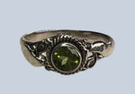 Peridot Sterling Silver Ring (Sizes 4-8)