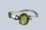 Peridot Sterling Silver Ring (Sizes 4-8)