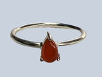 Carnelian Sterling Silver Rings