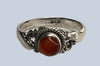 Carnelian Sterling Silver Rings