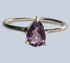 Amethyst Sterling Silver Rings (Sizes 6)